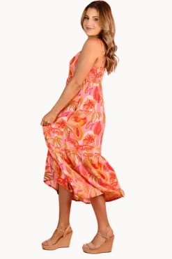 Dresses|Go Girl Paraiso Ellie Midi Dress Pink