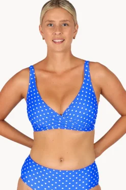 Bikini Tops|Baku Parisian Summer D/E Cup Wrap Front Bra Electric