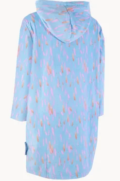 Towel Robes & Ponchos|Towel Robes & Ponchos|Back Beach Co Pastel Breeze Hooded Towel Robe L/XL Light blue