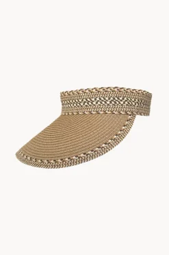 Headwear|Cherry Red Patterned Visor Toast