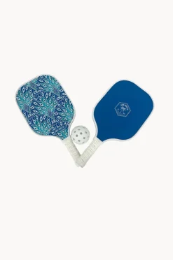 Beach & Pool Games|Gifts|Good Vibes Paradise Pickleball Set Peacock