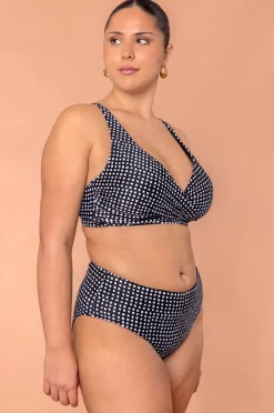 Bikini Tops|Baku Picnic Point F Cup Wrap Bra BLACK