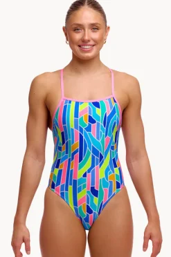 One Pieces|Funkita Pillared Tie Me Tight One Piece Multi