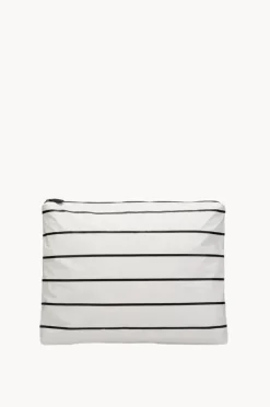 Travel|Bags|Aloha Pinstripe Max Pouch White/black