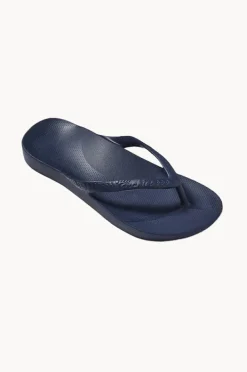 Footwear|Footwear|Archies Plain Arch Support Thongs Navy