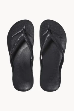 Footwear|Footwear|Archies Plain Arch Support Thongs Black