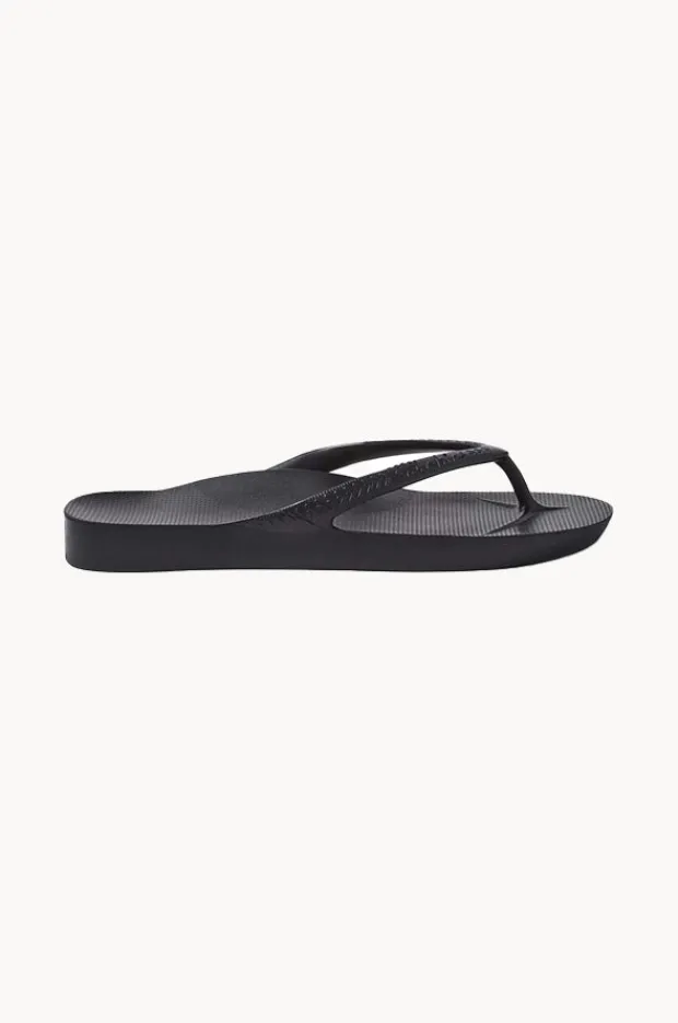 Footwear|Footwear|Archies Plain Arch Support Thongs Black