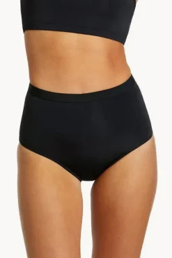 Bottoms|Love Luna Plain Bind Full Brief Black