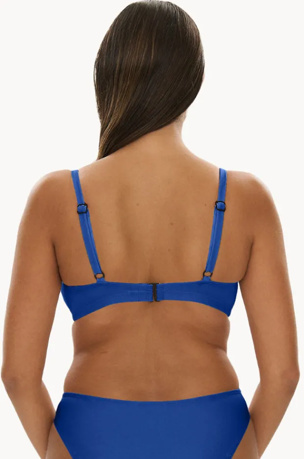 Bikini Tops|Raq Apparel Plain FF/G Cup Balconette Bra Cobalt