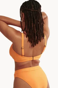 Bikini Tops|Raq Apparel Plain FF/G Cup Underwire Crop Marigold