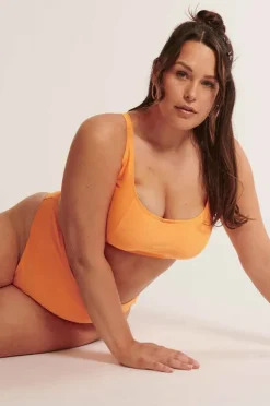 Bikini Tops|Raq Apparel Plain FF/G Cup Underwire Crop Marigold