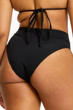 Bottoms|Modibodi Plain Hi Leg Brief BLACK