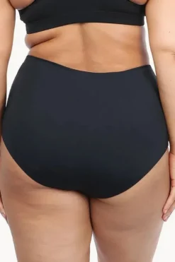 Bottoms|Base Swim Plain High Waisted Pant BLACK