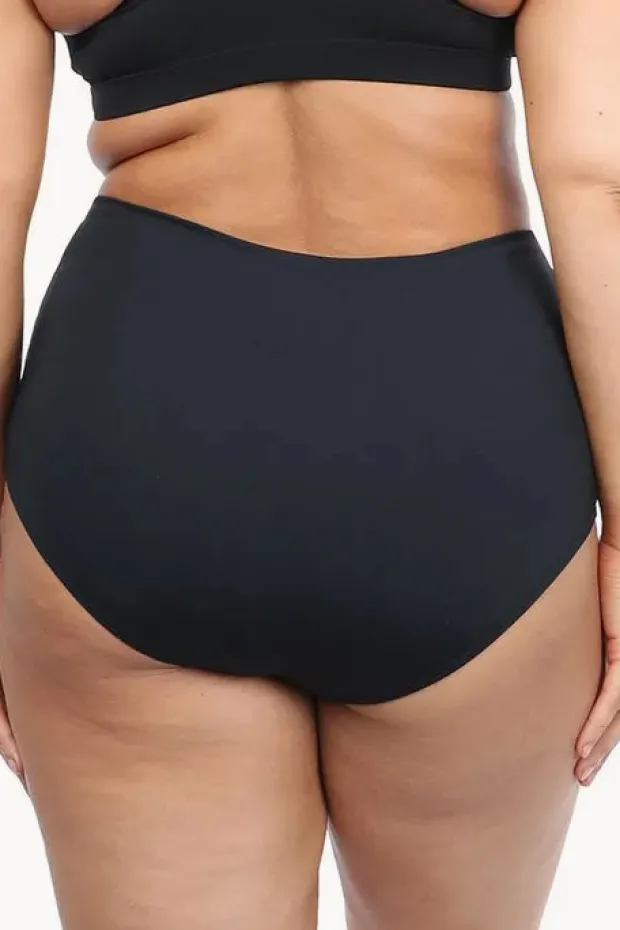 Bottoms|Base Swim Plain High Waisted Pant BLACK