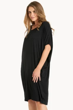 Dresses|Betty Basics Plain Maui Dress Black