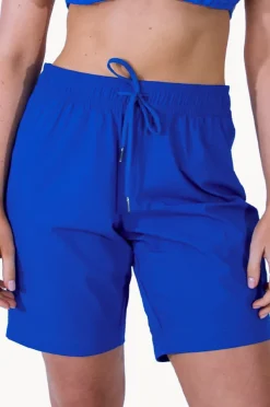 Boardshorts|Base Swim Plain Mid Boardshort Cobalt