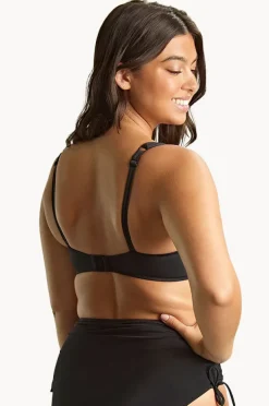 Bikini Tops|Panache Plain Olivia H Cup Full Bra Black