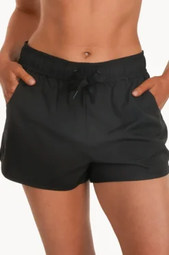 Boardshorts|Base Swim Plain Short Boardshort Black