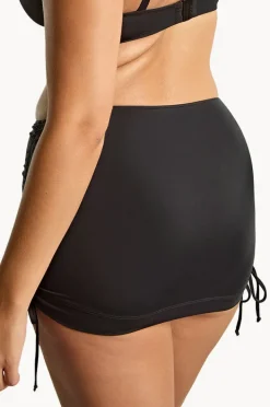 Bottoms|Panache Plain Skirted Brief BLACK