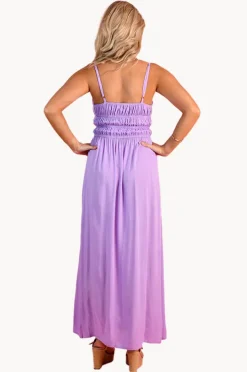Dresses|Go Girl Plain Summer Maxi Dress Lilac