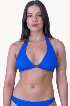 Bikini Tops|Base Swim Plain Support Tri Cobalt