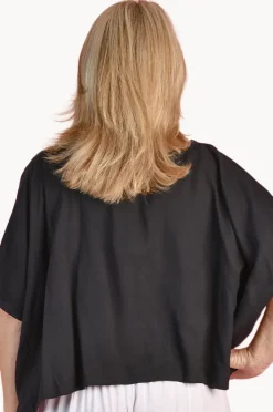 Tops|Bodacious Plain Sydney Top Black
