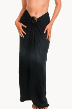 Sarongs|Bodacious Plain Tube Sarong Black