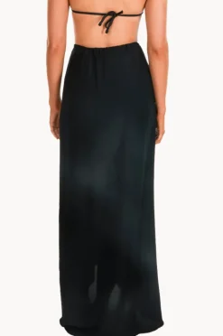 Sarongs|Bodacious Plain Tube Sarong Black