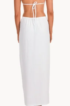 Sarongs|Bodacious Plain Tube Sarong White