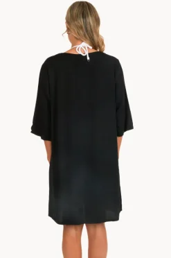 Overswim|Sundrenched Plain Tunic Black