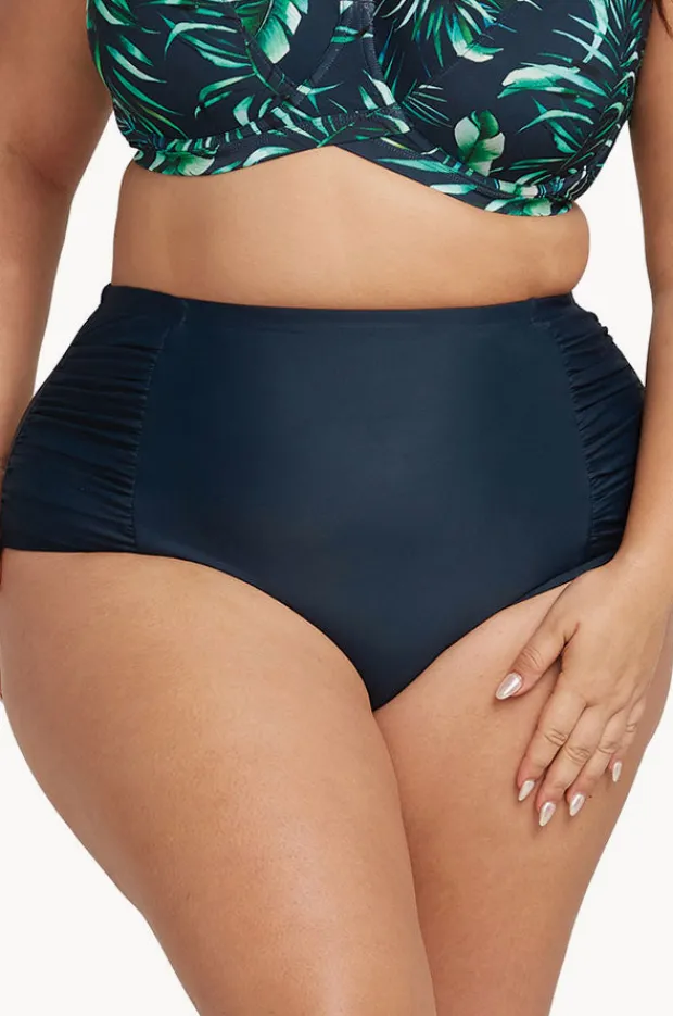 Bottoms|Artesands Plains Botticelli High Waist Pant Dark navy