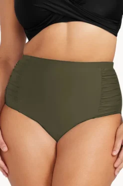 Bottoms|Artesands Plains Botticelli High Waist Pant Olive