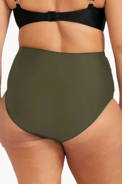 Bottoms|Artesands Plains Botticelli High Waist Pant Olive