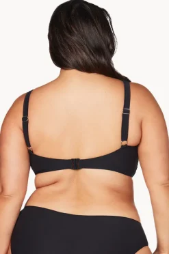 Bikini Tops|Artesands Plains Delacroix Cross Front Bra Black