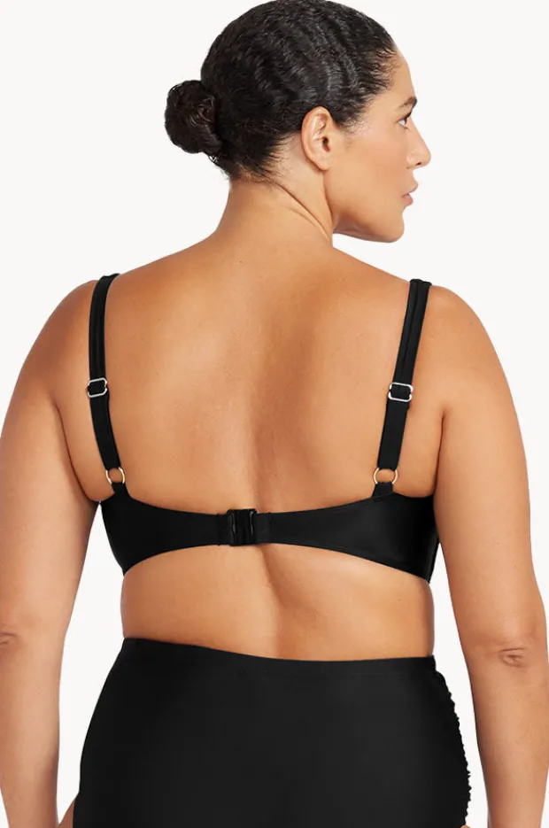 Bikini Tops|Artesands Plains Delacroix Cross Front Bra Black