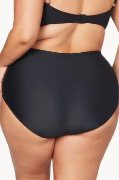 Bottoms|Artesands Plains High Waist Ruched Pant Black