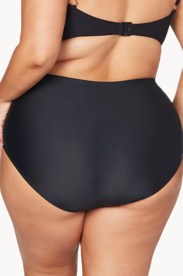 Bottoms|Artesands Plains High Waist Ruched Pant Black