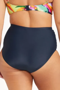 Bottoms|Artesands Plains High Waisted Pant Navy