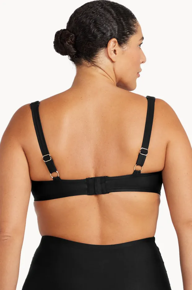 Bikini Tops|Artesands Plains Monet DD/E Underwire Bra Black