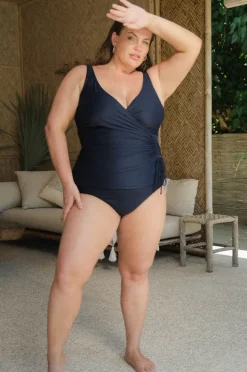 Tankini Tops|Artesands Plains Rembrant Tankini Separate Navy