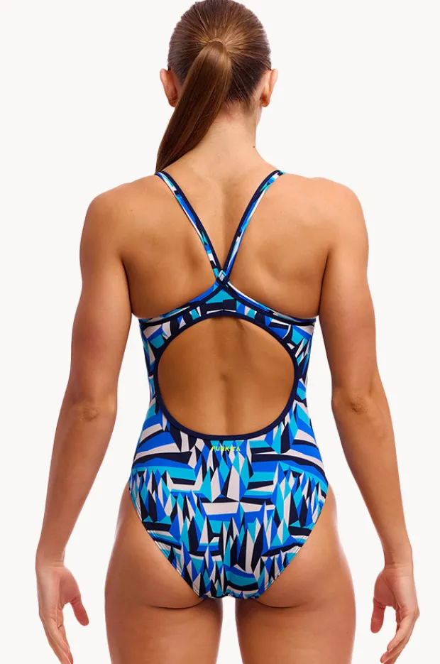 One Pieces|Funkita Polar Caps Diamond Back One Piece Blue