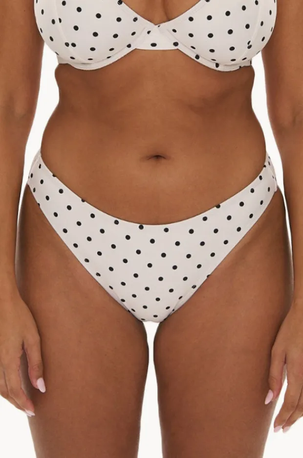 Bottoms|Raq Apparel Polka Dot 90's Brief Cream