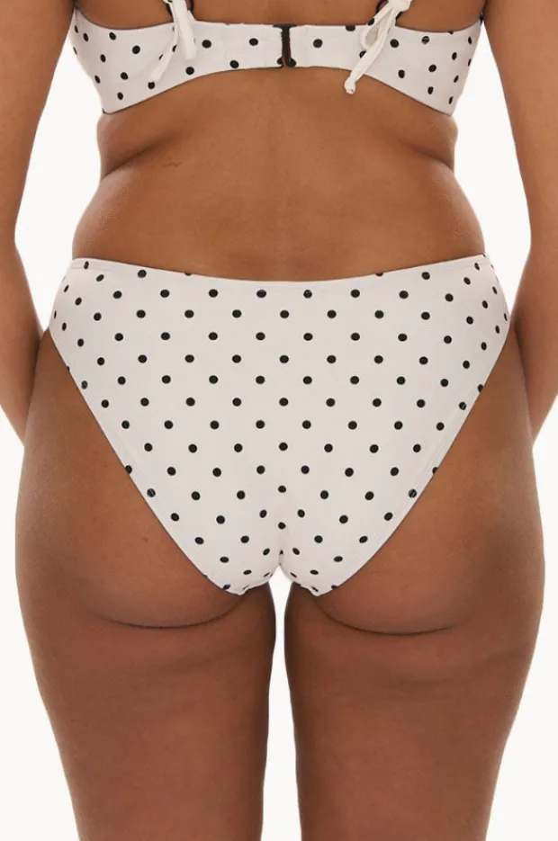 Bottoms|Raq Apparel Polka Dot 90's Brief Cream