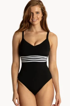 One Pieces|Sunseeker Pool DD/E Cup Underwire One Piece Black