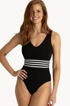 One Pieces|Sunseeker Pool F/G Cup Scoop Back One Piece Black
