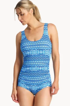 One Pieces|Jantzen Portugal Pintuck One Piece Navy