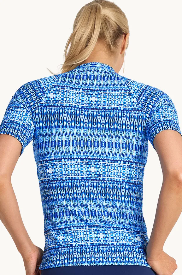 Rashies & Sunsuits|Jantzen Portugal Short Sleeve Suntop Navy