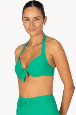 Bikini Tops|Baku Positano Booster Halter Emerald