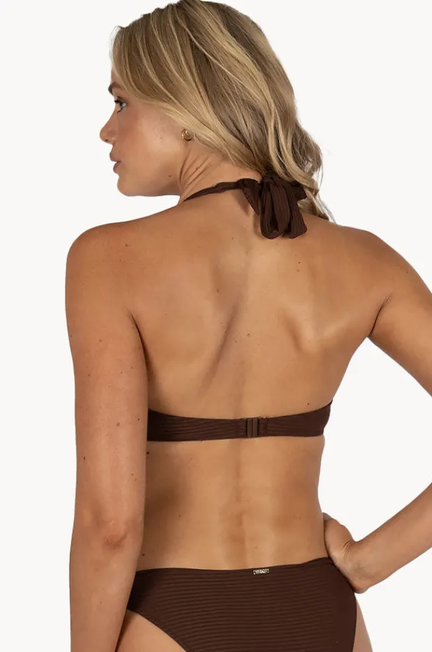 Bikini Tops|Baku Positano Booster Halter Mocha