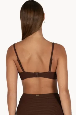 Bikini Tops|Baku Positano D/DD Cup Balconette Bra Mocha